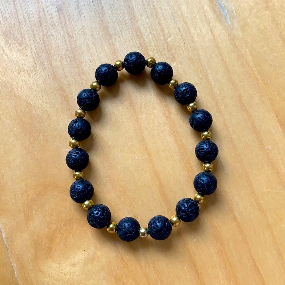 Gold Fusion Diffuser Bracelet